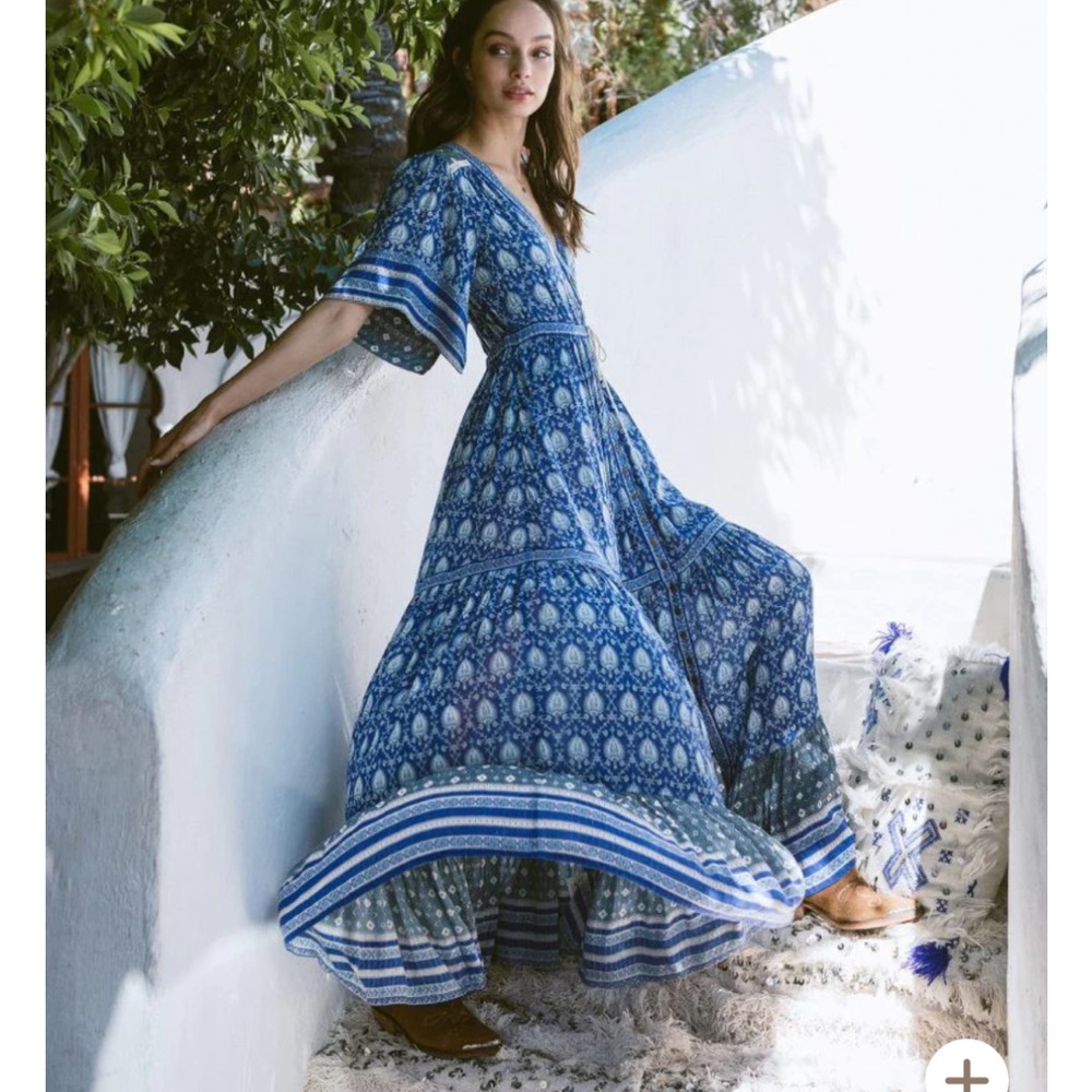 Spell and The Gypsy Collective RARE Oracle Indigo Dress/Duster 💙🤍